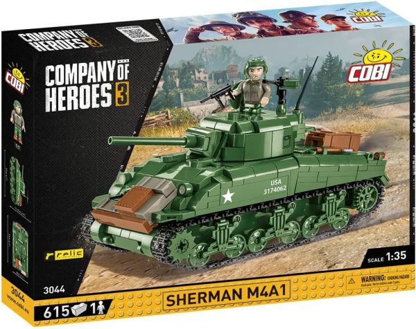 COB3044 - Char SHERMAN M4A1 - 615 Pièces - 1