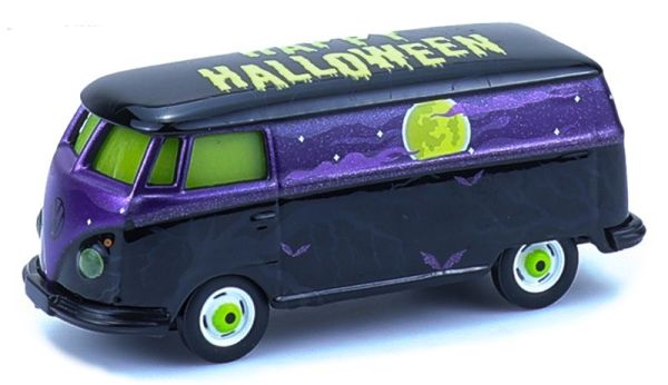 GREEN30556 - VOLKSWAGEN Type 2 Panel Van - HALLOWEEN 2025 avec élément Phosphorescents sous blister - 1
