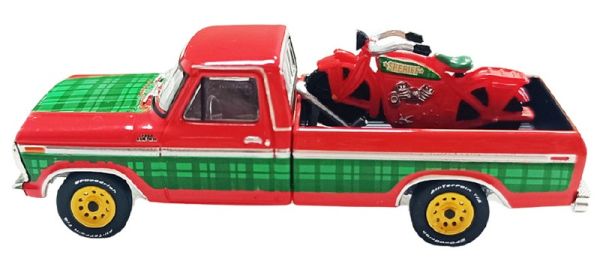 GREEN30564-E - FORD F-250 1978 rouge de la série CHRISTMAS COLLECTION 2025 sous blister - 1