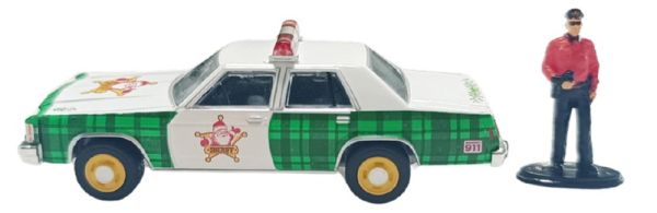 GREEN30564-F - FORD LTD Crown Victoria 1981 avec policier de la série CHRISTMAS COLLECTION 2025 sous blister - 1
