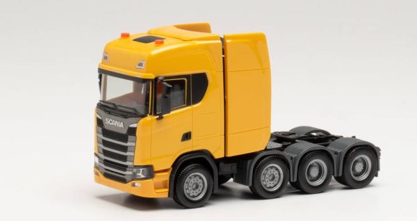 HER308601-003 - SCANIA CS 20 HD 8x4 JAUNE SCHWERLASTZUGMASCHINE MAIGELB - 1