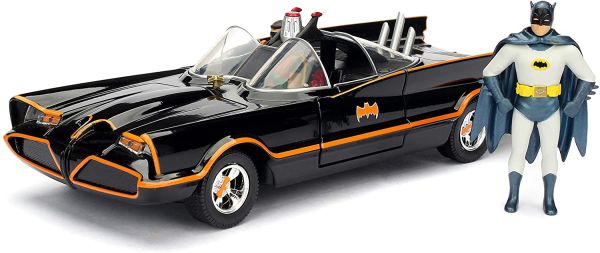 JAD30873 - BATMOBILE Classic en Kit avec BATMAN ET ROBIN 1966 - 1