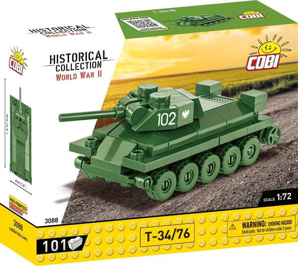 COB3088 - Char T-34/76 - 101 Pièces - 1
