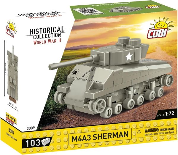 COB3089 - Char SHERMAN M4A3 - 103 Pièces - 1