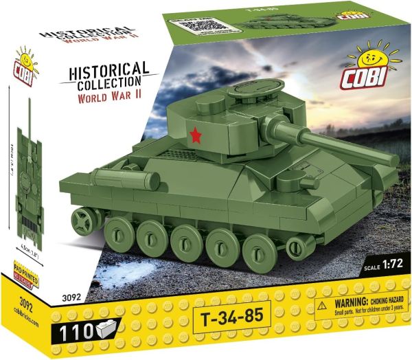 COB3092 - Char T-34/85 - 110 Pièces - 1