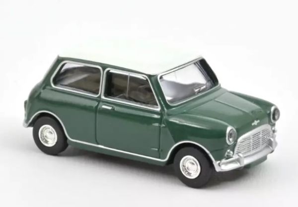 NOREV310523 - MINI COOPER S 1964 Vert amande avec toit blanc - 1