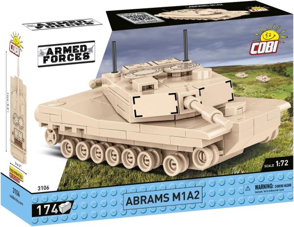 COB3106 - Char ABRAMS M1A2 – 174 Pièces - 1