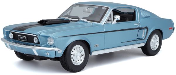 MST31167 - FORD Mustang GT Cobra Jet 1968 Bleu - 1