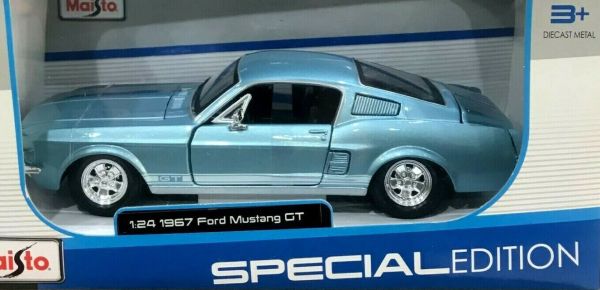 MST31260BL - FORD Mustang GT 1967 bleue - 1