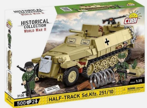 COB3130 - Véhicule militaire HALF-TRACK Sd.Kfz. 251/10 - 500 Pièces - 1