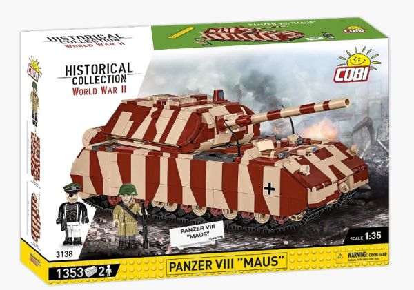 COB3138 - Char PANZER VIII Maus - 1353 pièces - 1
