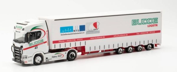 HER314374 - SCANIA CS 20 HD 4x2 MEUSBURGER semi remorque BLS BUDDE LOGISTIK SPEDITION - 1