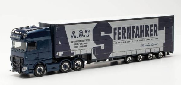 HER314381 - DAF XF SSC Euro 6 6x4 avec remorque bâchée 4 Essieux A.S.T./FERNFAHRER - 1