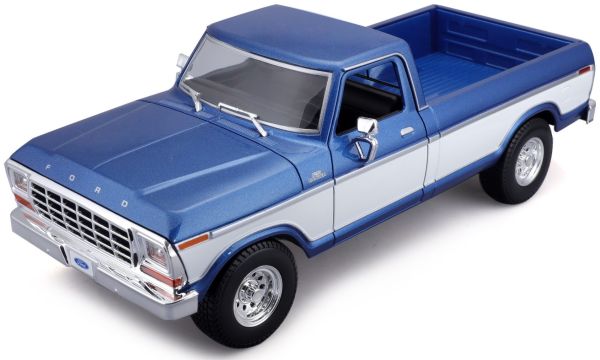 MST31462B - FORD F-150 Pick-up 1979 bleu et blanc - 1