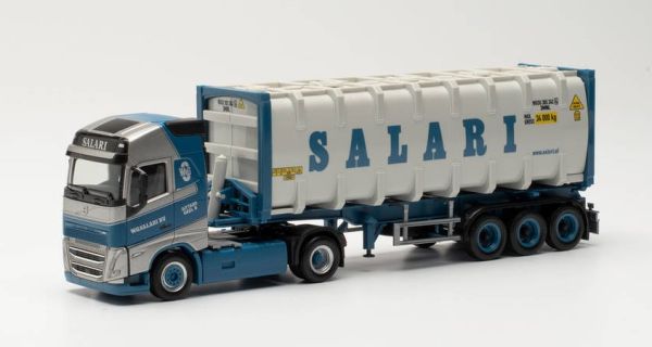 HER314718 - VOLVO FH 4X2 avec remorque conteneur 3 essieux SALARI - 1