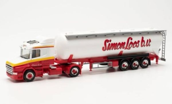 HER314824 - SCANIA 4x2 silo semi remorque Simon Loos - 1