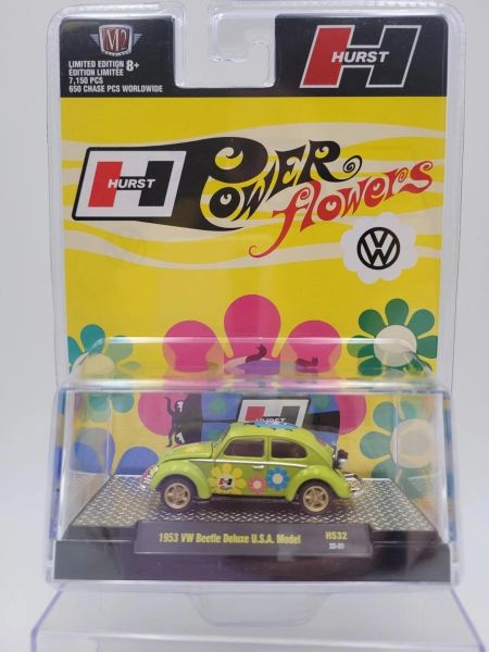 M2M-31500-HS32 - VOLKSWAGEN Beelte Deluxe U.S.A. Model 1953 HURST POWER FLOWERS sous blister - 1