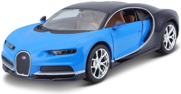 MST31514 - BUGATTI Chiron Bleue et noire - 1