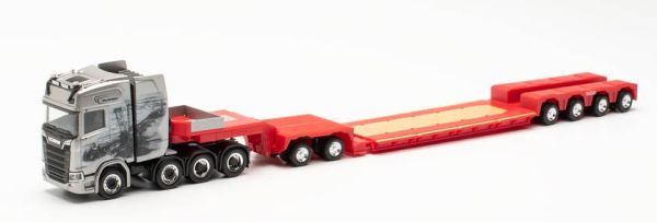 HER315159 - SCANIA CS 20 HD 8x4 avec plateau surbaissé 6 essieux ESSER HEAVY TRANSPORT - 1