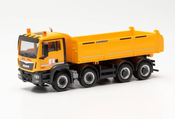 HER315180 - MAN TGS EURO 6 8x4 avec benne  MAX BOGL - 1