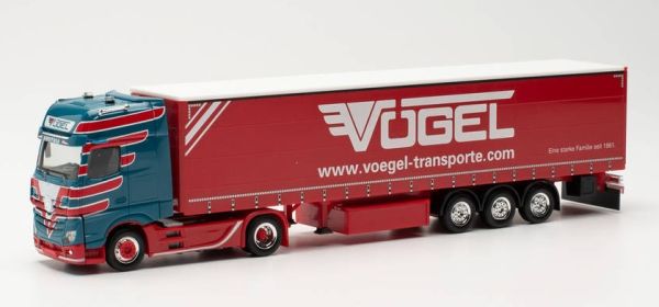HER315418 - MERCEDES ACTROS GIGASPACE 4X2 avec remorque 3 essieux VOGEL - 1