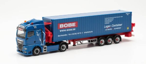 HER315432 - MAN TGX GM 4x2 avec remorque 3 essieux et chargeur latéral BOBE SPEDITION - 1