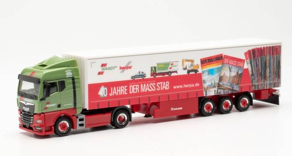 HER315555 - MAN TGX GM 4x2 avec semi remorque 3 essieux WANDT 40 ANS DE LA NORME - 1