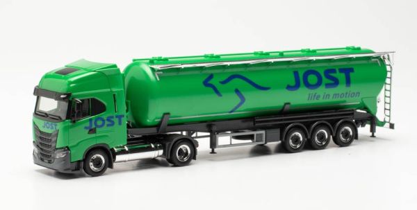 HER315609 - IVECO S-WAY GNL 4x2 semi remorque silo 3 essieux JOST GROUP - 1