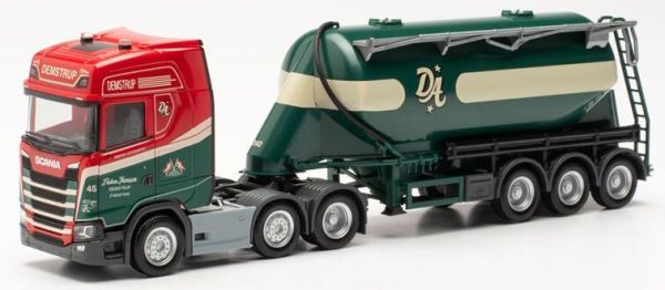 HER316293 - SCANIA 6x2 CS 20 HD avec citerne 3 essieux PREBEN HANSEN rouge - 1