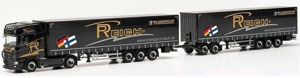 HER316422 - SCANIA CS 20 HD 4x2 avec dolly et 2 remorques 3 essieux PHILIPP REICH - 1