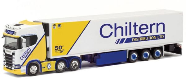 HER316712 - SCANIA CS 20 HD 6x2 avec remorque frigo 3 essieux CHILTERN - 1