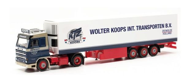 HER316736 - SCANIA 143 4x2 avec remorque 3 essieux  WOLTER KOOPS - 1