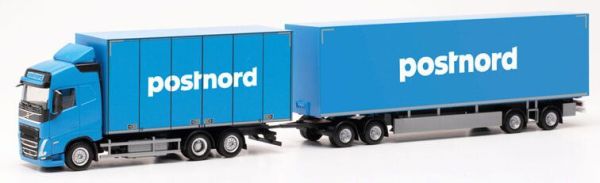 HER316866 - VOLVO FH Gl. XL 6x2 porteur avec remorque 2+2 Essieux POSTNORD - 1