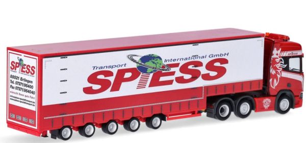 SCANIA S Highline CS20H 4x2 ave remorque frigo 3 essieux