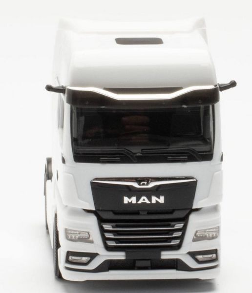herpa MAN TGX GX Modèle miniature - 316965 - Tracteur robuste 4 essieux 8 x 4 - Rouge - Échelle 1:87 - Objet de collection herpa MAN TGX GX Modèle miniature - 316965 - Tracteur robuste 4 essieux 8 x 4 - Rouge - Échelle 1:87 - Objet de collection
