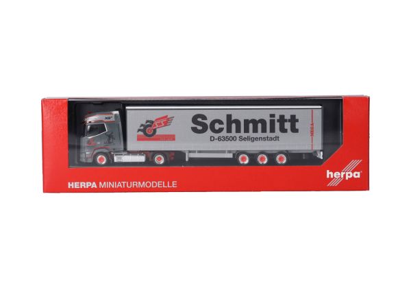 Miniature DAF XG 4x2 avec remorque 3 essieux LONGA HERPA HER315357