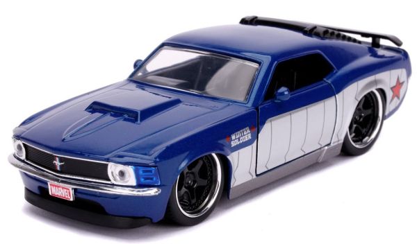 JAD31745 - FORD Mustang BOSS 429 Bleu 1970 MARVEL Avengers - 1