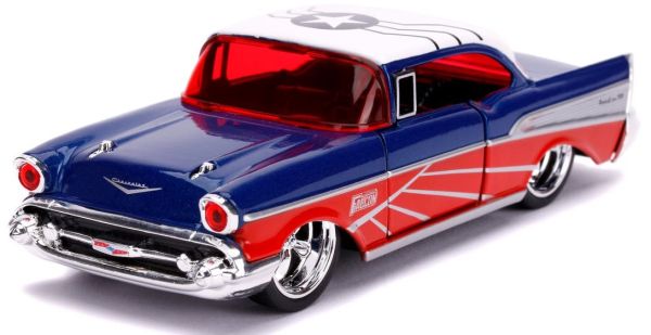 JAD31762 - CHEVROLET BEL-AIR Hard-Top Bleu et rouge 1957 MARVEL Avengers - 1