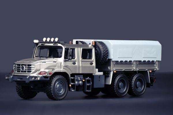 IMC32-0129 - MERCEDES-BENZ Zetros 6x6 double cabine porteur bâché – Limitée à 200 ex. - 1