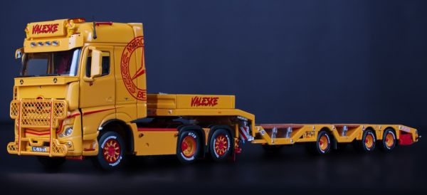 IMC32-0162 - MERCEDES Actros Gigaspace 6x2 avec plateau surbaissé 3 essieux VALESKE - 1