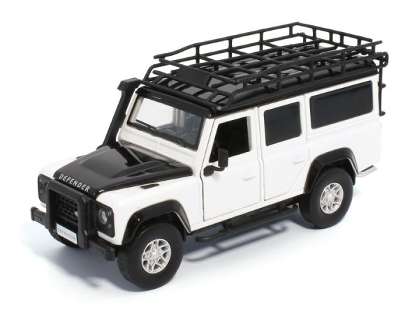 TAY32105011 - LAND ROVER Defender 110 blanc avec sons et lumières - 1