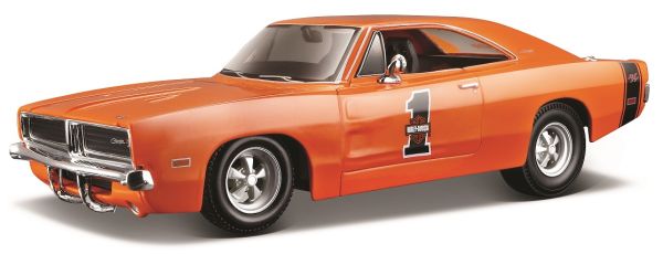 MST32196OR - DODGE Charger R/T #1 1969 Orange HARLEY DAVIDSON - 1