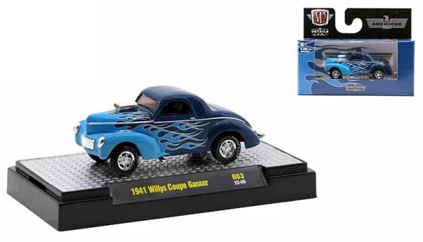 M2M-32600-63-F - WILLYS Coupé Gasser 1941 bleu - 1