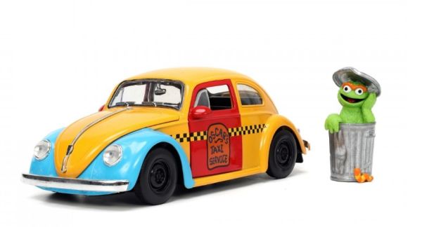 JAD32801 - VOLKSWAGEN Beetle avec figurine OSCAR the Grouch - 1