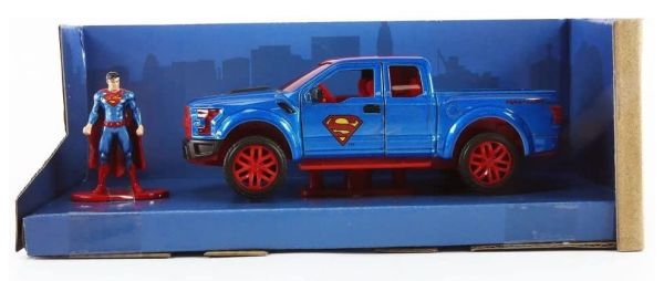 JAD33092 - FORD Raptor F-150 2017 avec figurine SUPERMAN - 1