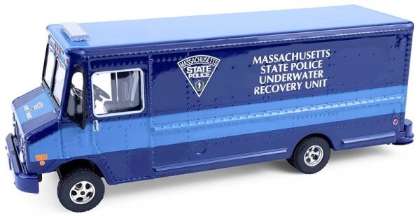 GREEN33260-C - STEP VAN 2019 Unité de récupération sous-marine de la Police du Massachusetts de la série H.D TRUCKS sous blister - 1