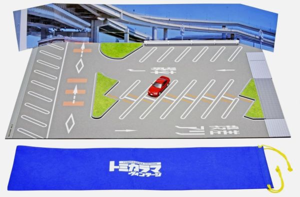 TOM335962 - Parking Area mat A avec NISSAN Silvia Qs Aero 1995 rouge - 1
