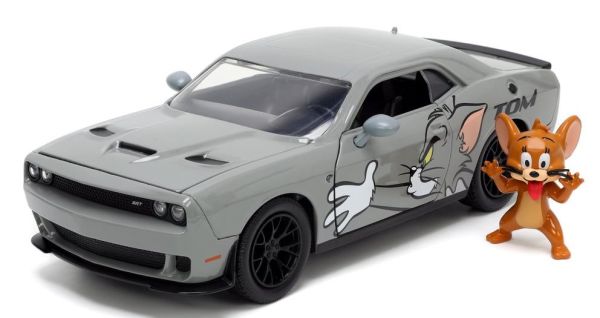 JAD33722 - DODGE Challenger Hellcat TOM & JERRY avec figurine JERRY 2015 - 1