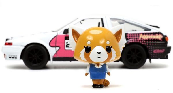 JAD33725 - TOYOTA Trueno AE86 avec figurine AGGRETSUKO 1986 - 1