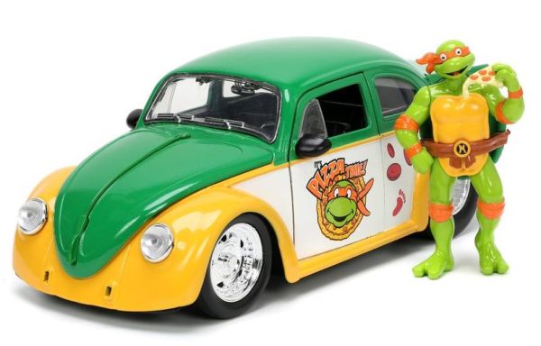 VOLKSWAGEN Beetle Les Tortues Ninja avec figurine MICHELANGELO 1959